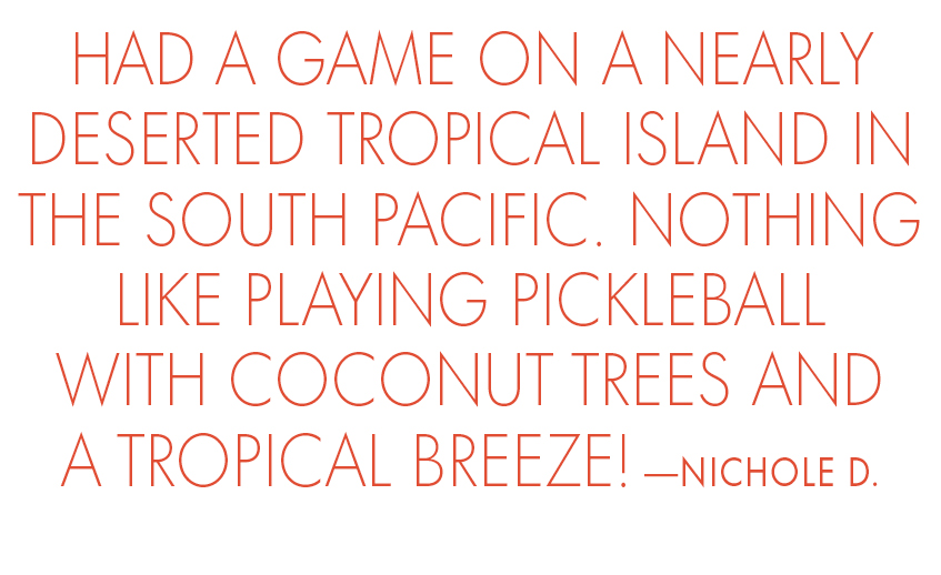 InPickleball | Tropical Island