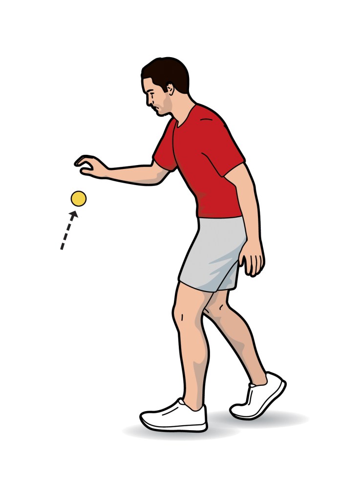 InPickleball | Catch it with your paddle  hand after it bounces