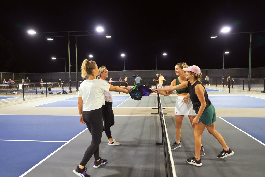 InPickleball | CAMARADERIE on some of the 22 pickleball courts at Bobby Riggs
